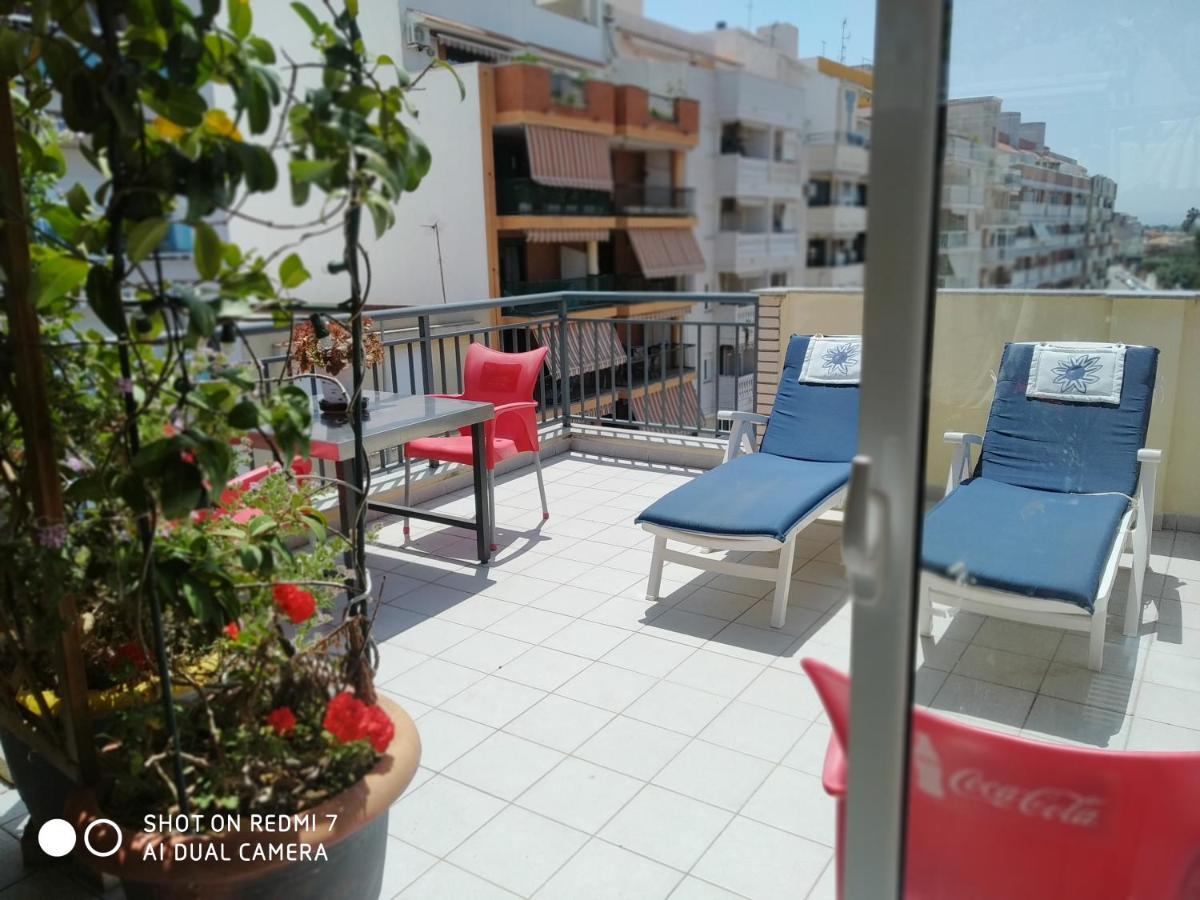 Habitacion Familiar En Un Atico Con Gran Terraza Y,Cocina ,En La Playa Burriana Dış mekan fotoğraf